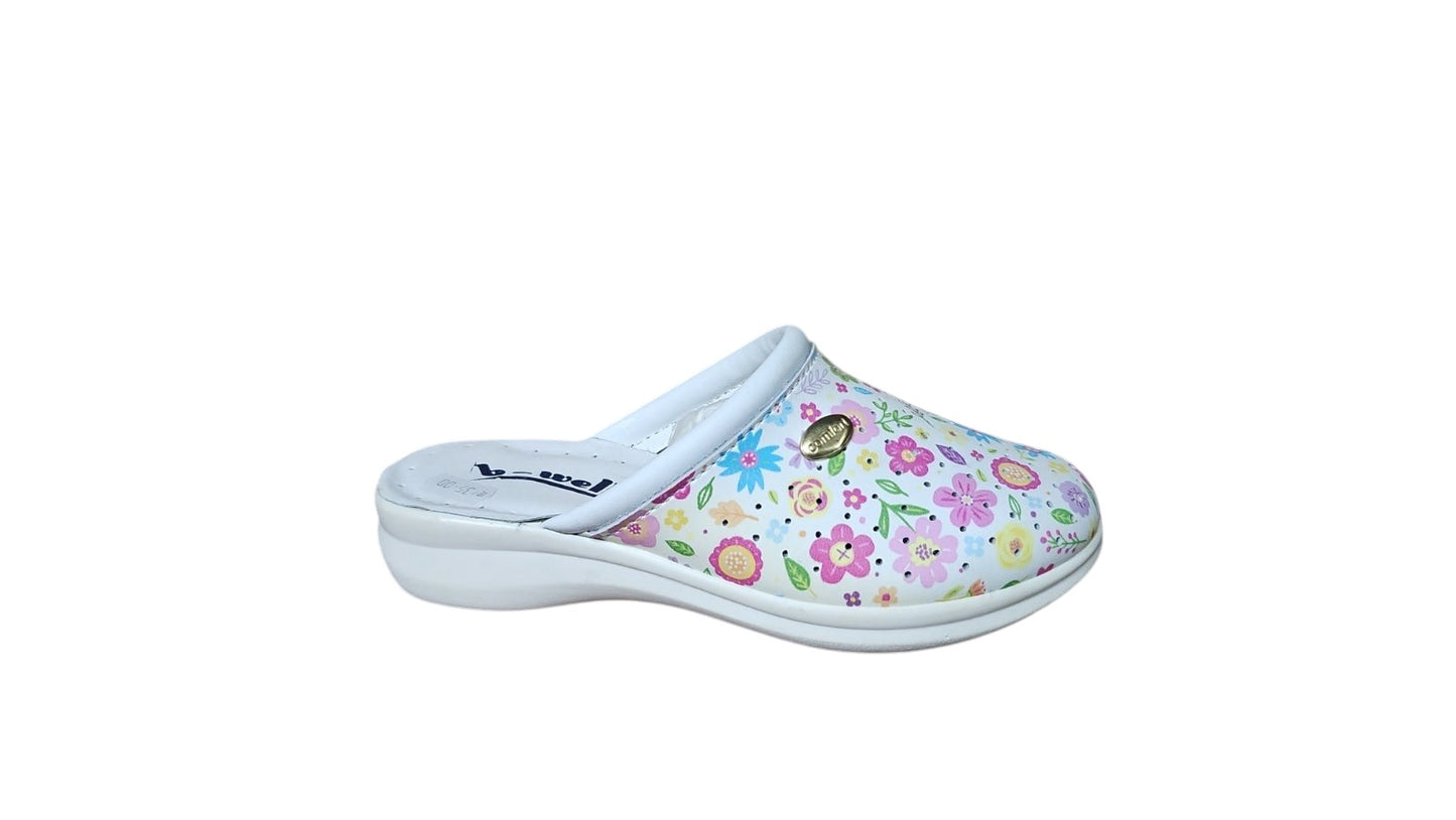 Дамски ортопедични чехли с флорален дизайн