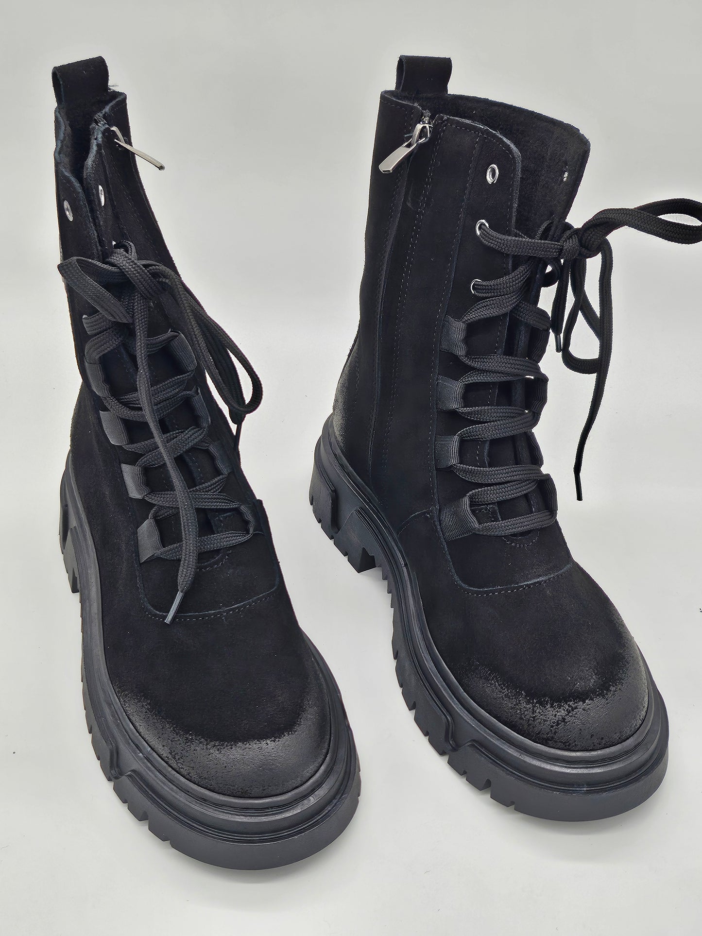 Български Дамски Боти – Черен Набук