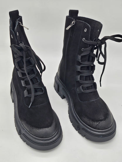 Български Дамски Боти – Черен Набук