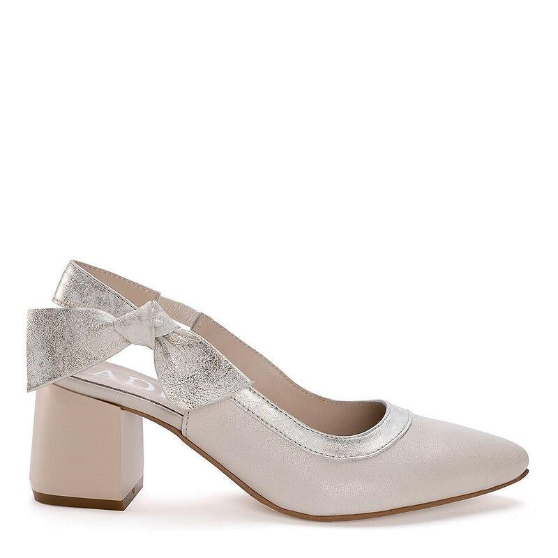 Дамски елегантни обувки сатен