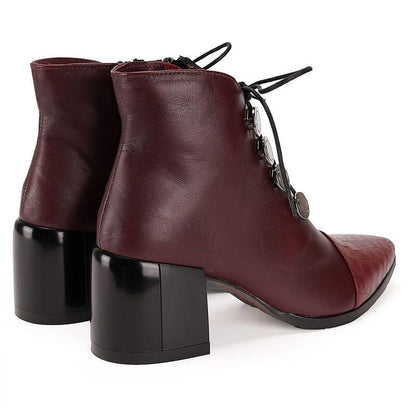Дамски боти бордо