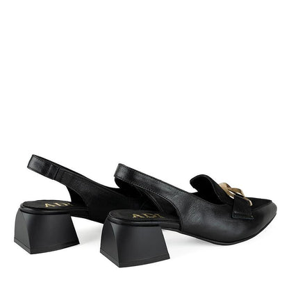 Дамски елегантни черни обувки